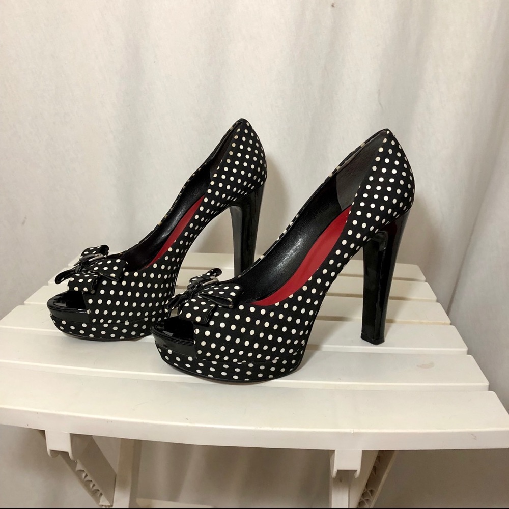 Nine West Polka Dot Heels
